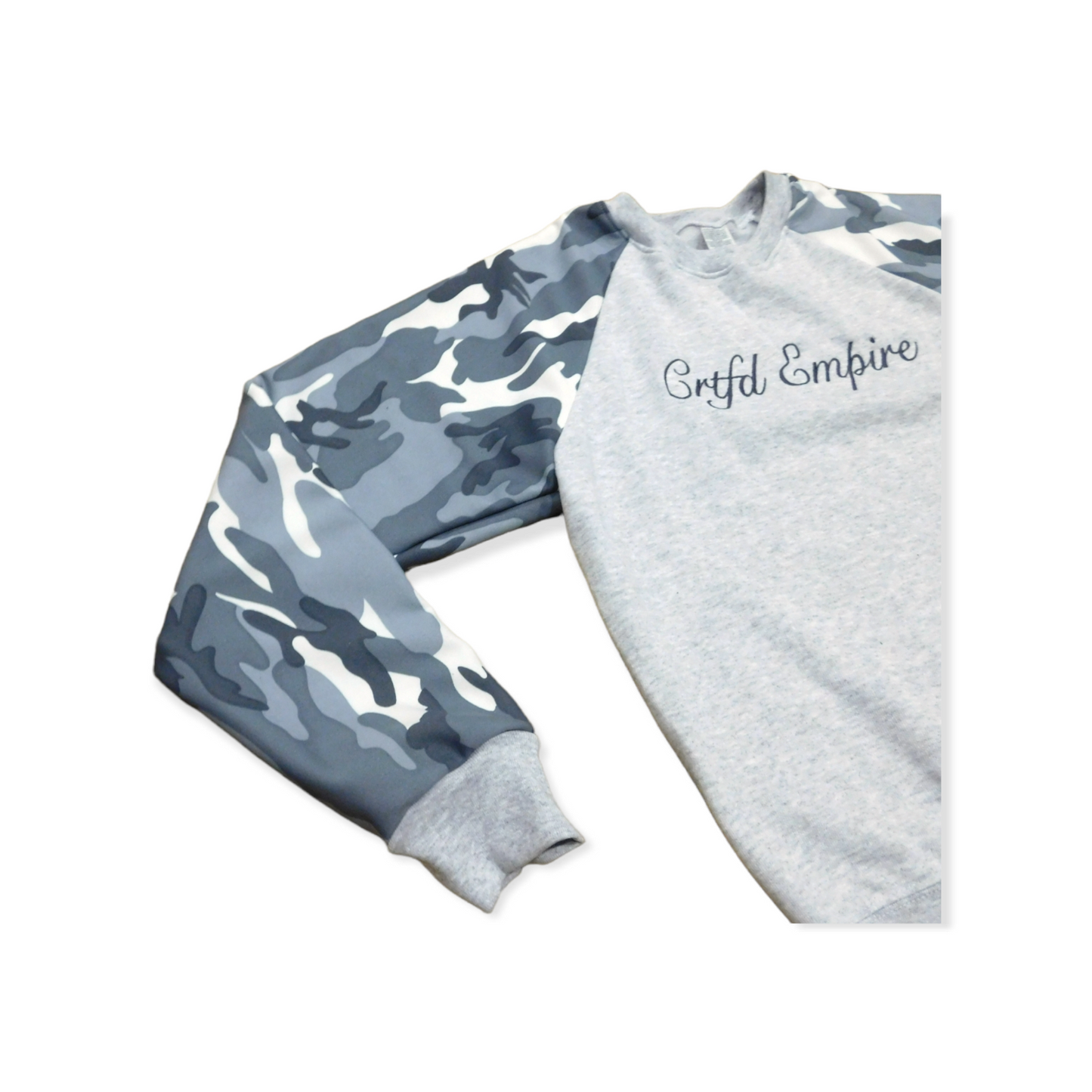 Grey Camo Jumper