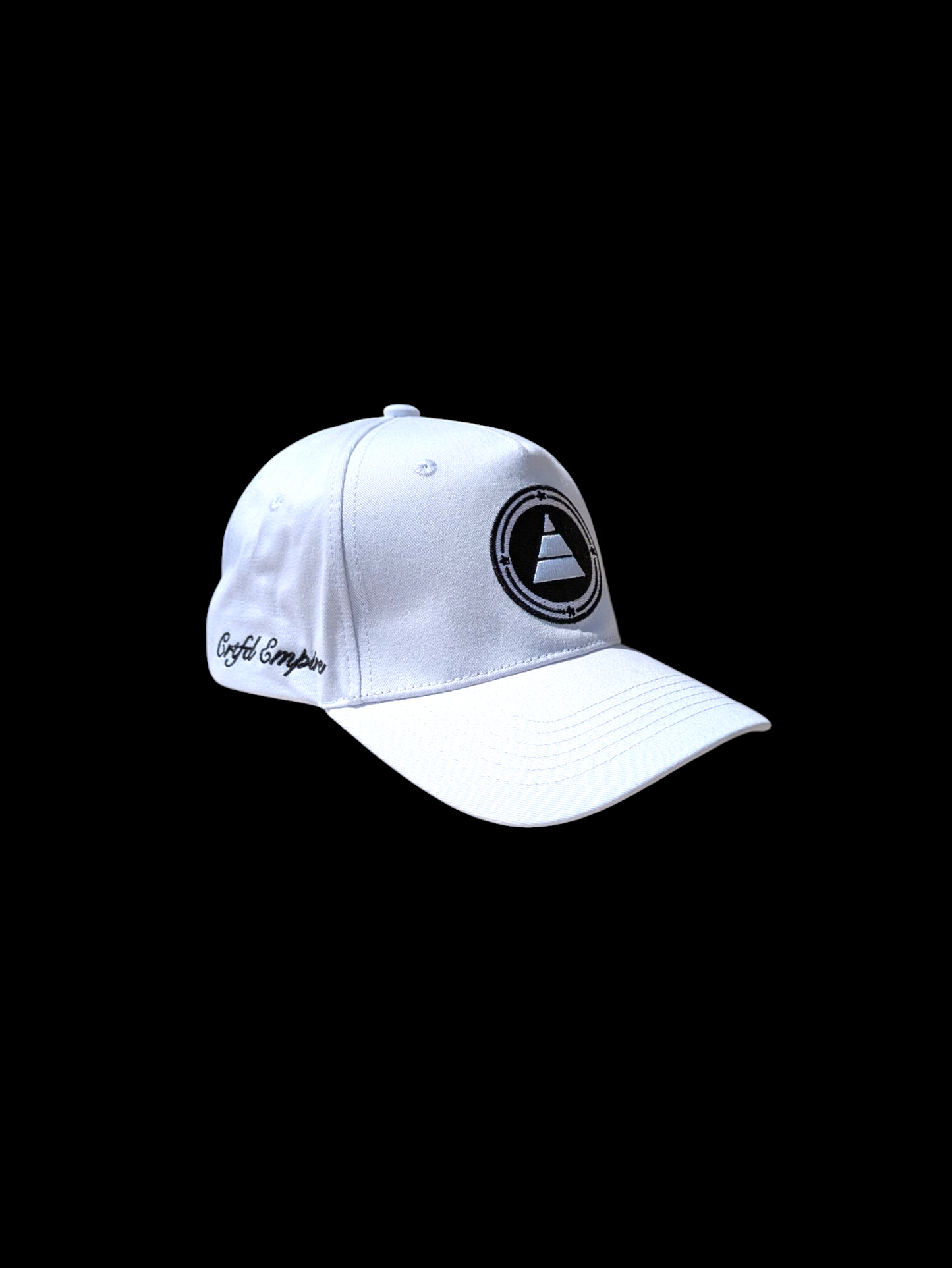 White pyramid logo baseball cap
