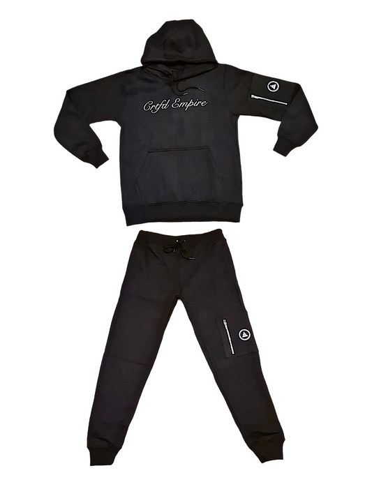 Crtfd Empire Signature Tracksuit (BLACK)