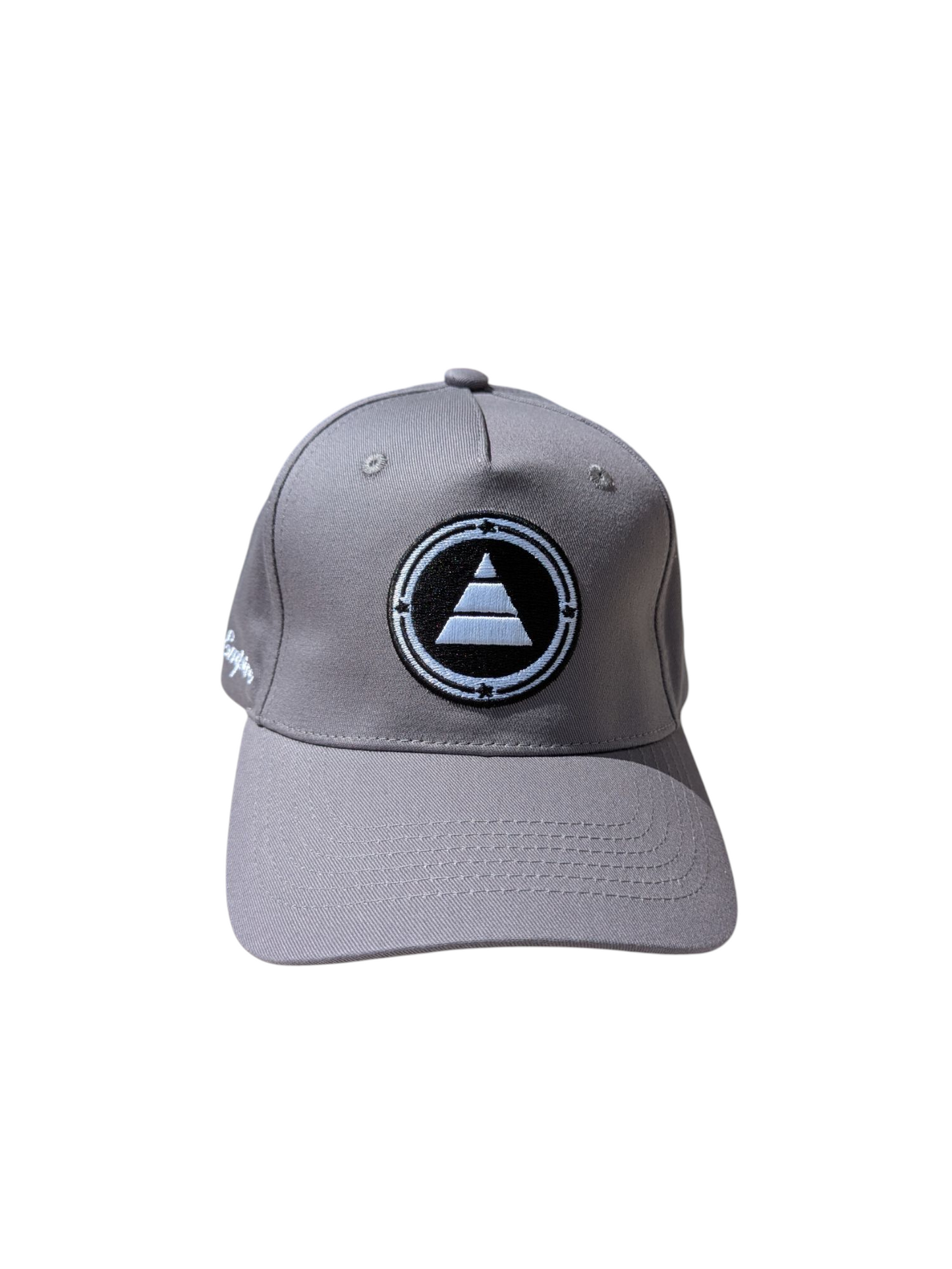 Steel Grey pyramid logo baseball cap
