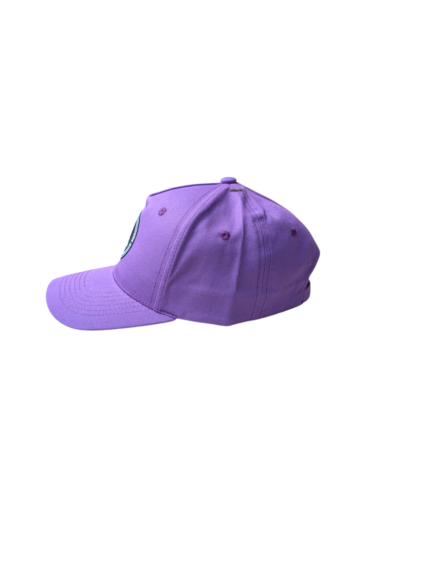 Purple pyramid logo baseball cap