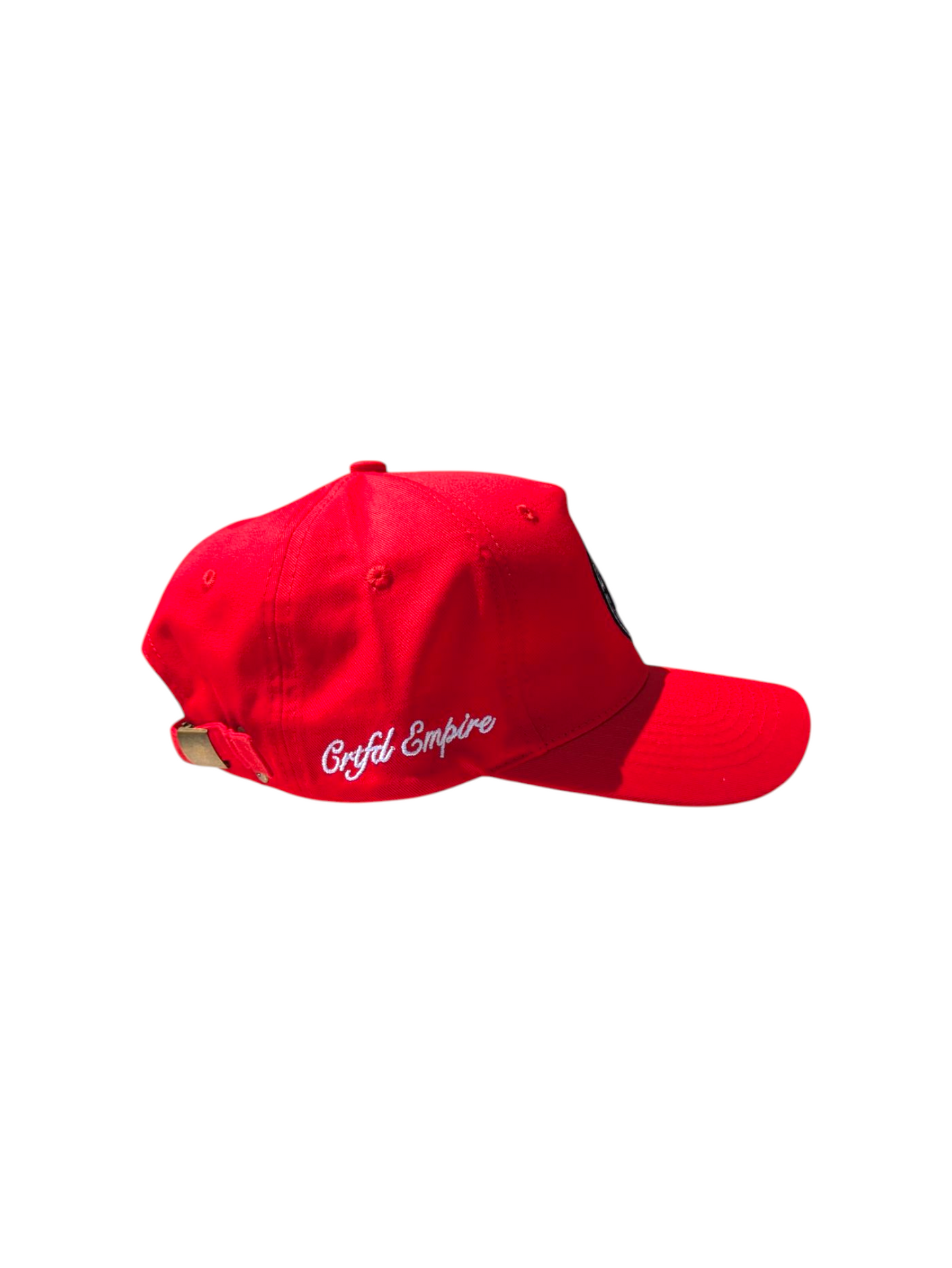 Red pyramid logo baseball cap