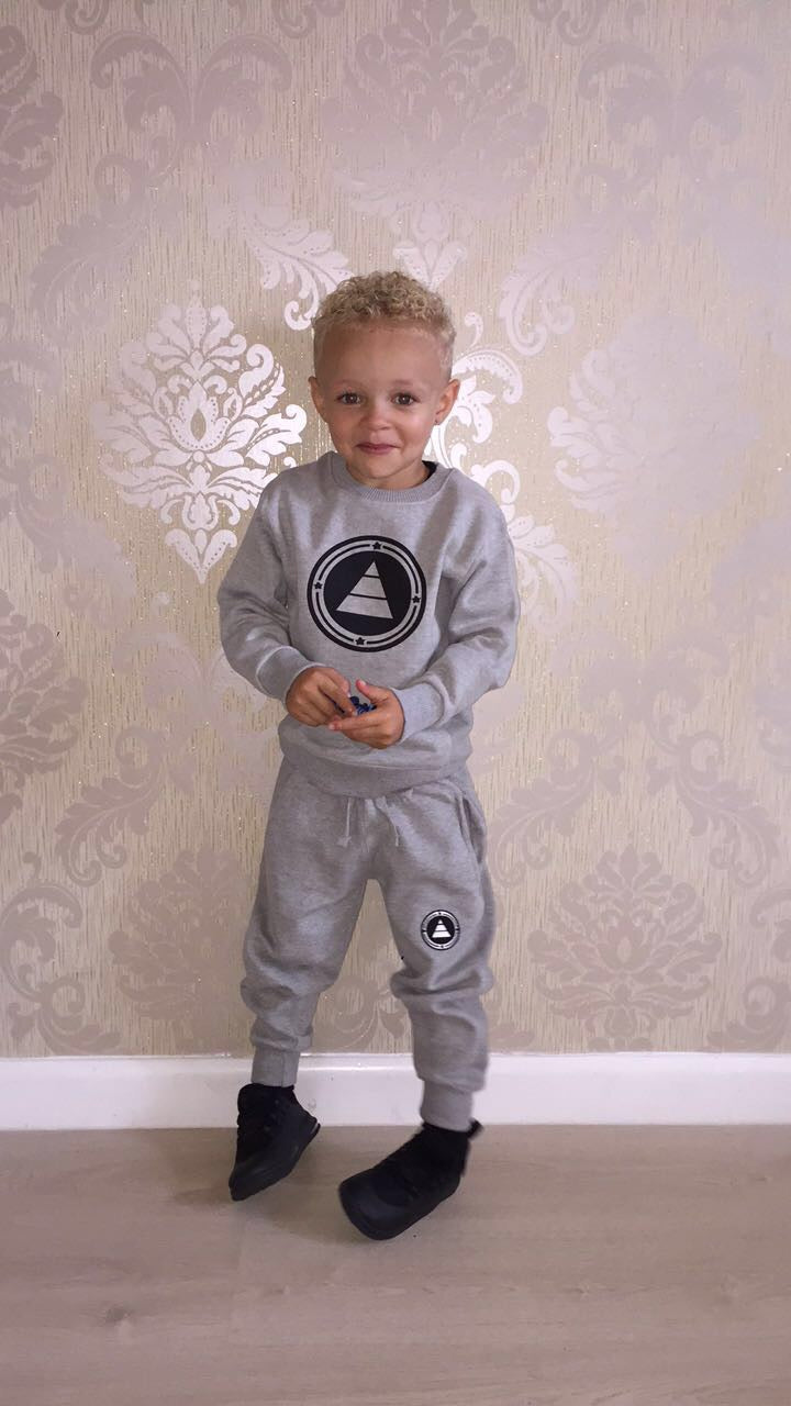 Kids Grey tracksuit