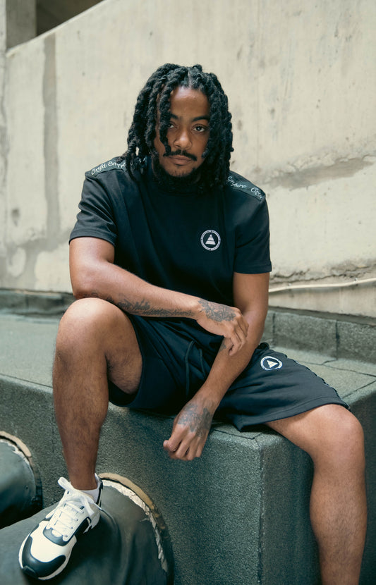 Crtfd Shorts & T-Shirt Set (Black Edition)