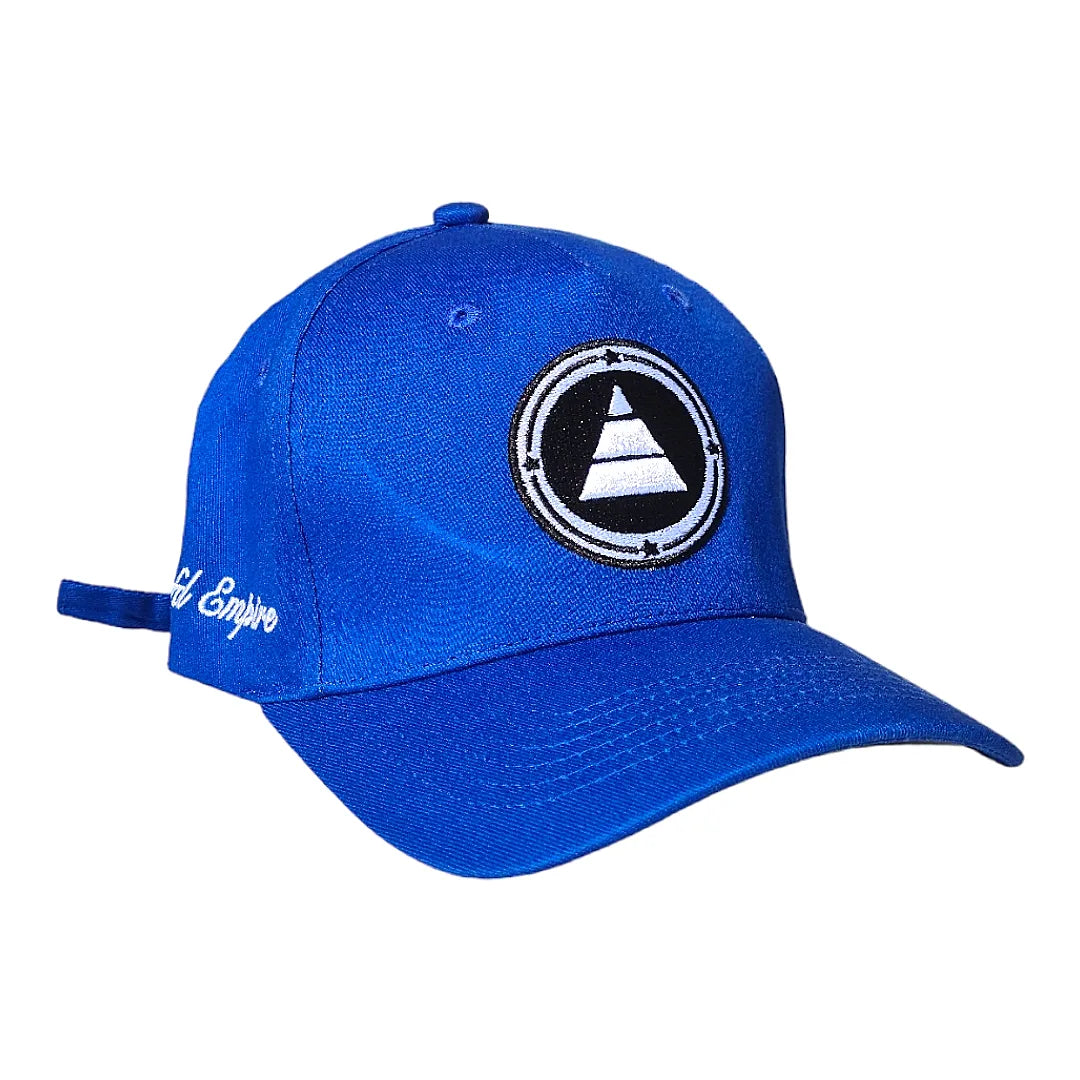 Royal Blue pyramid logo baseball cap