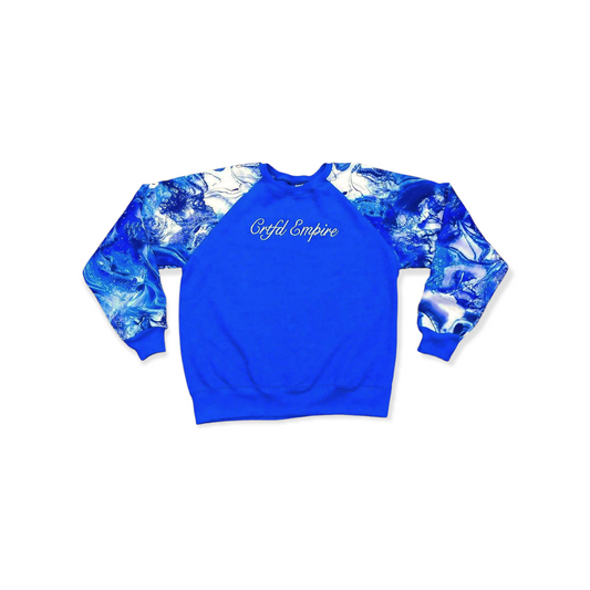 Royal Blue Marble Jumper