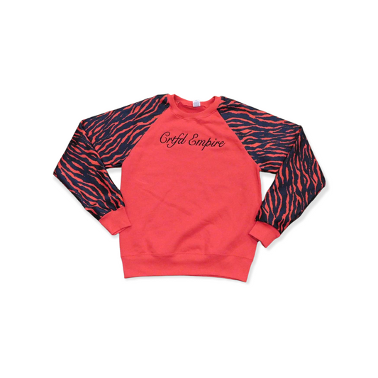 Red Tiger Stripe Jumper