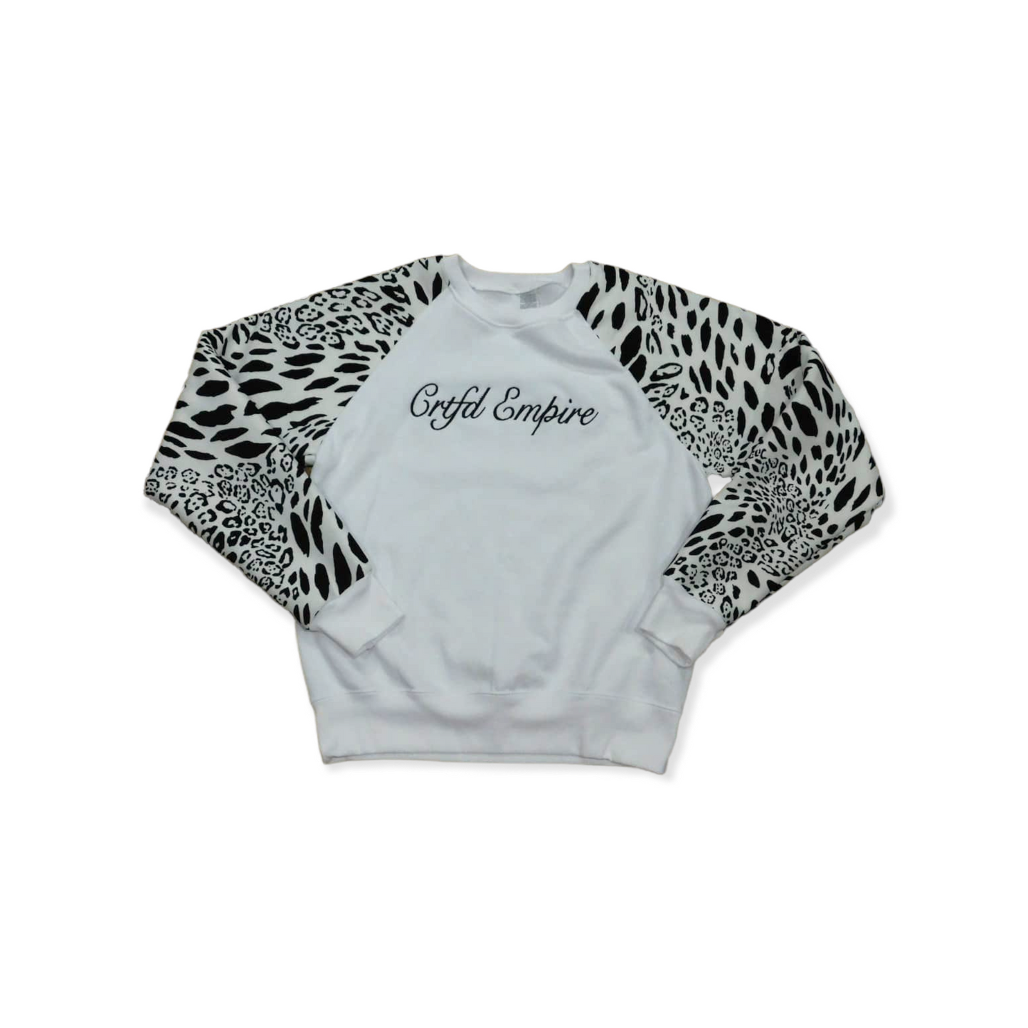 White Leopard Jumper